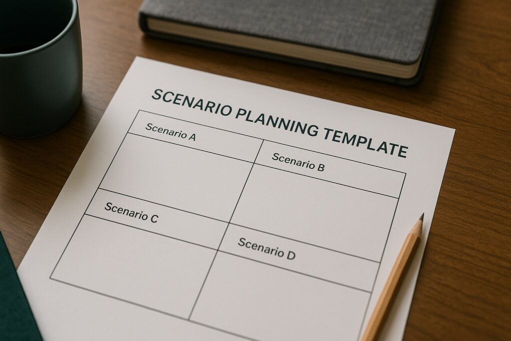 scenario planning template