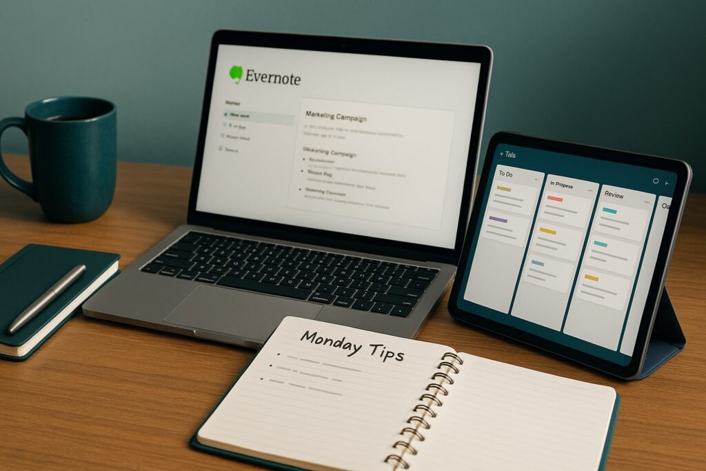 evernote vs trello, trello