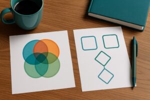 venn diagram alternative, venn diagram