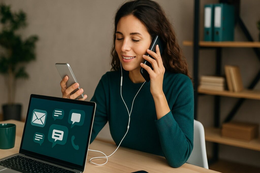 Building stronger customer and team interactions through multichannel communication