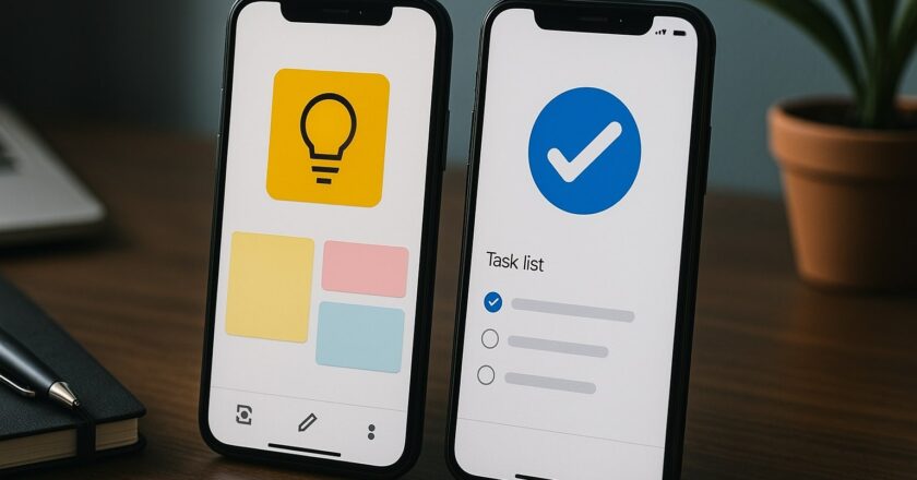 Choosing between google keep vs google tasks for better personal organization