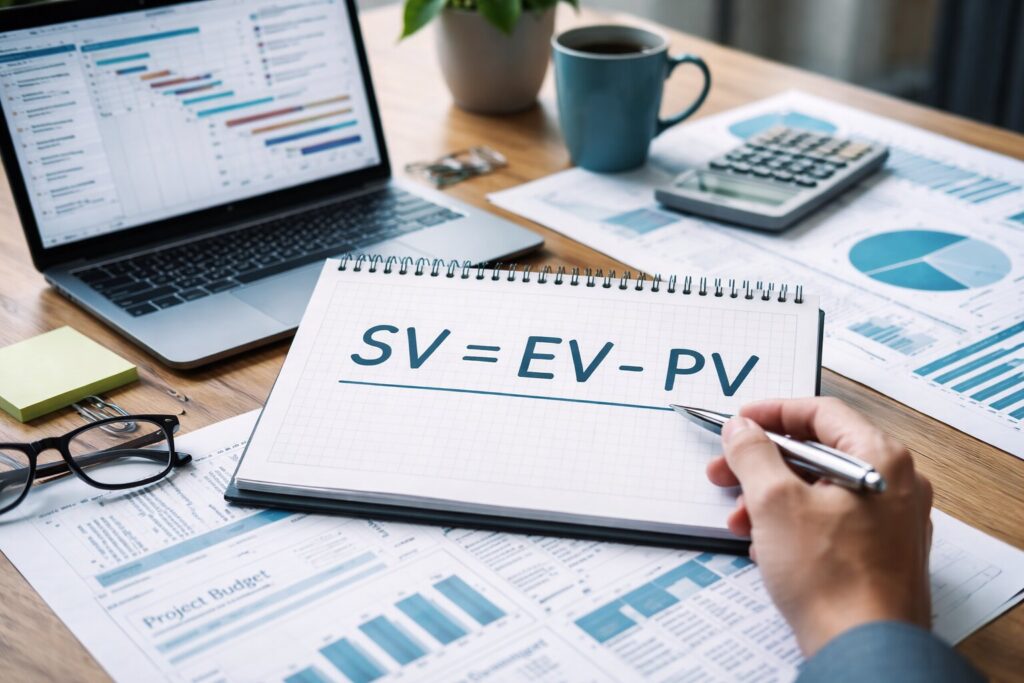 Understanding the SV formula and its impact on project schedule control