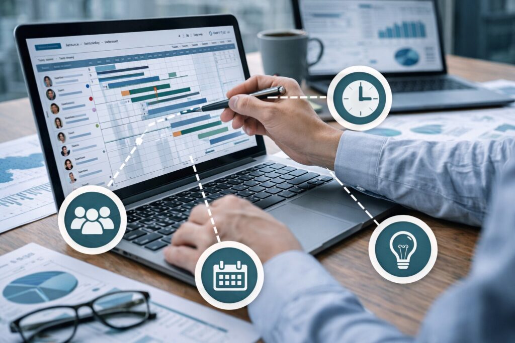 project management resource scheduling